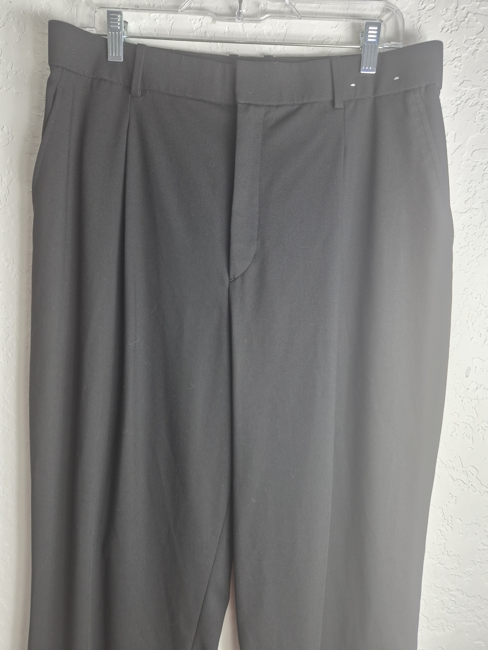 XL Classic Wide-Leg Dress Pants - Black - Picture 5 of 14